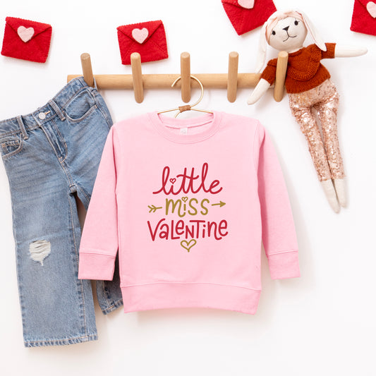 Little Miss Valentine | Youth Ultra-Soft Graphic Sweatshirt