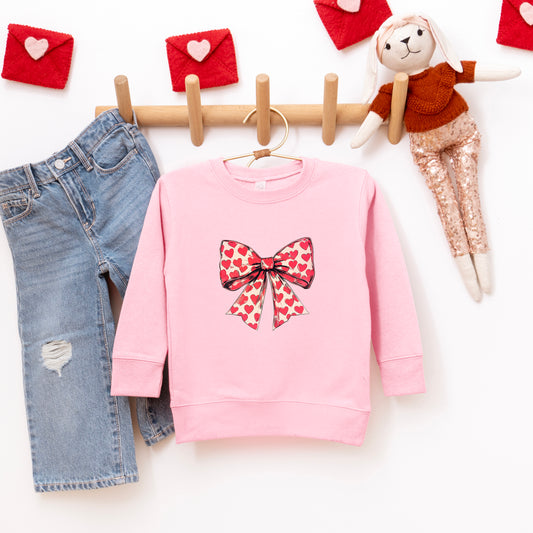 Coquette Hearts | Toddler Graphic Sweatshirt