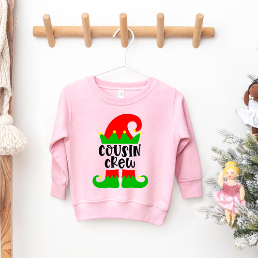 Cousin Crew Elf | Toddler Graphic Sweatshirt