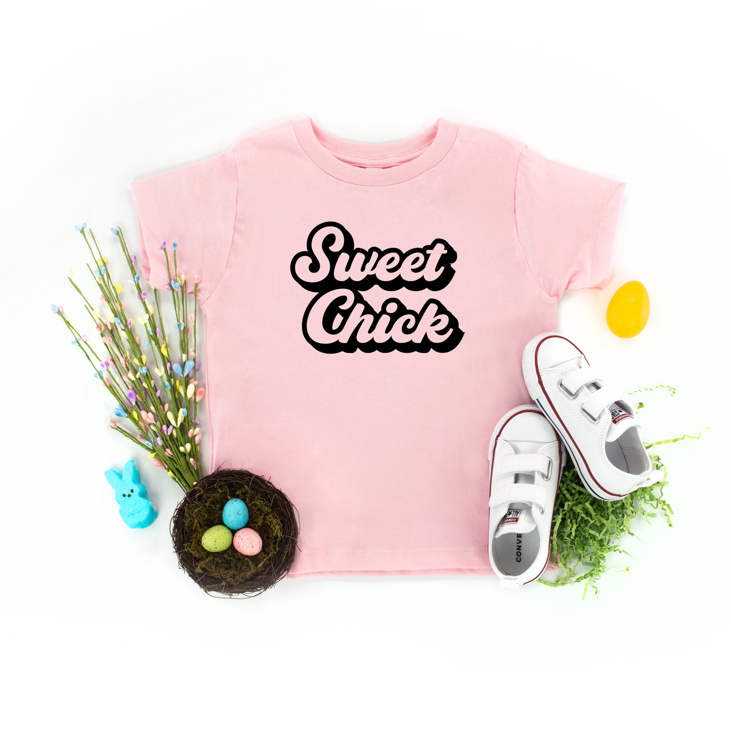 Sweet Chick | Toddler Graphic Short Sleeve Tee