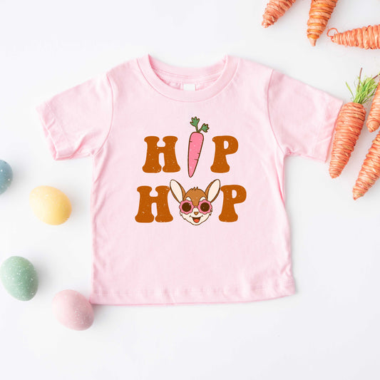 Hip Hop Bunny With Glasses | Toddler Graphic Short Sleeve Tee