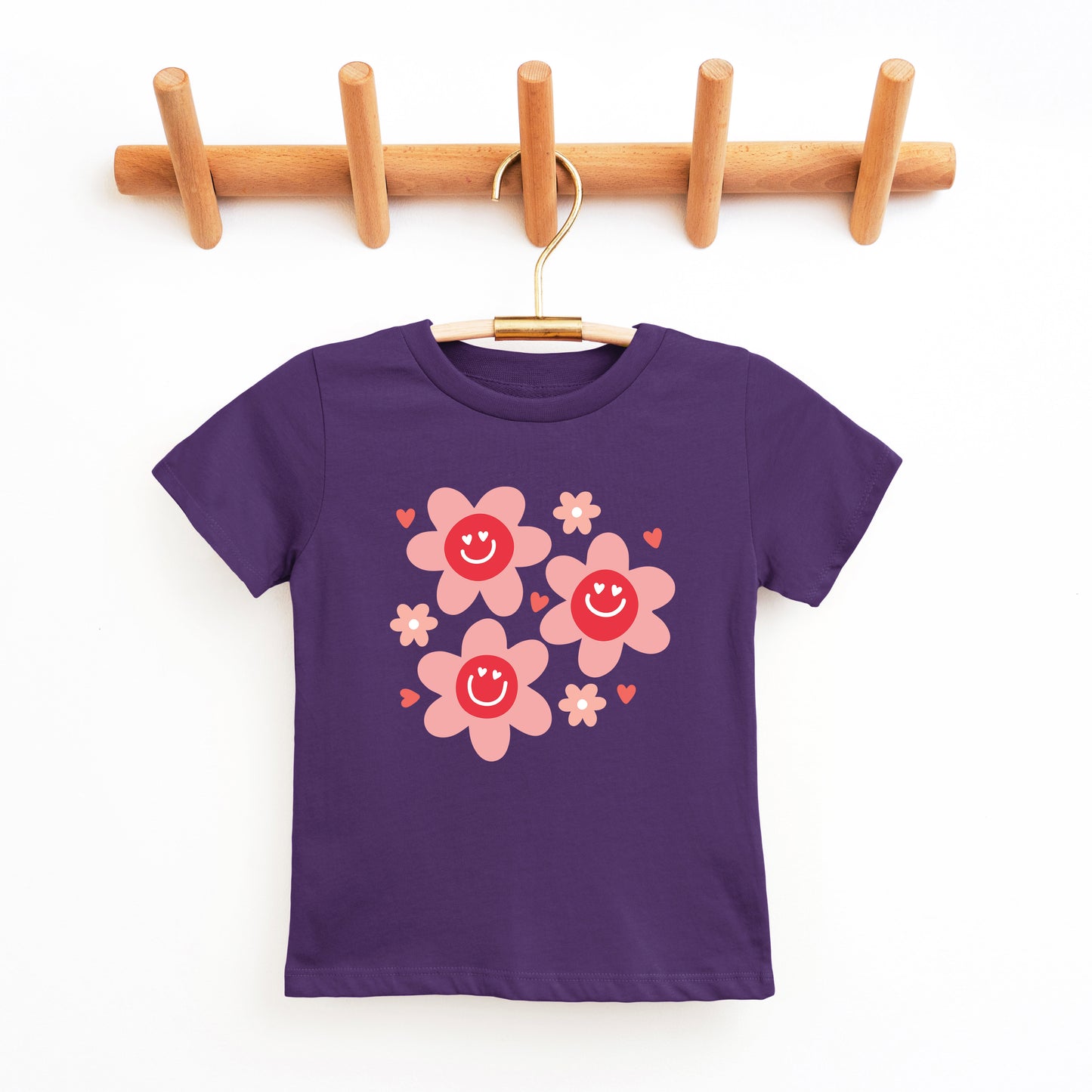 Hippy Flower Valentine | Youth Graphic Short Sleeve Tee