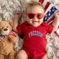 Retro Freedom Stars | Baby Graphic Short Sleeve Onesie