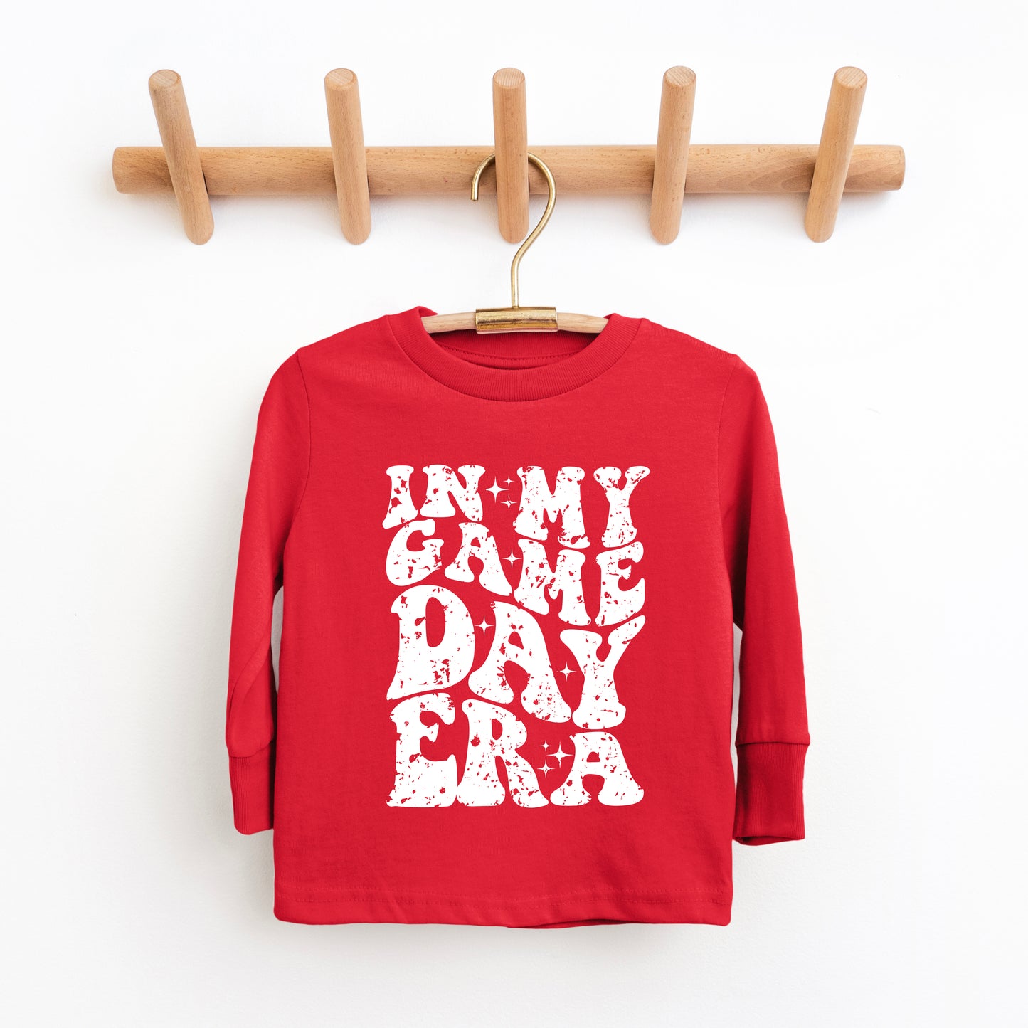 In My Game Day Era | Toddler Graphic Long Sleeve Tee