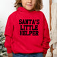 Santa's Little Helper Words | Toddler Graphic Hoodie