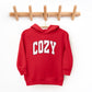 Cozy Worn Varsity | Toddler Graphic Hoodie