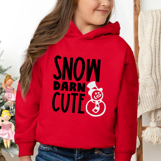 Snow Darn Cute Glitter | Toddler Graphic Hoodie