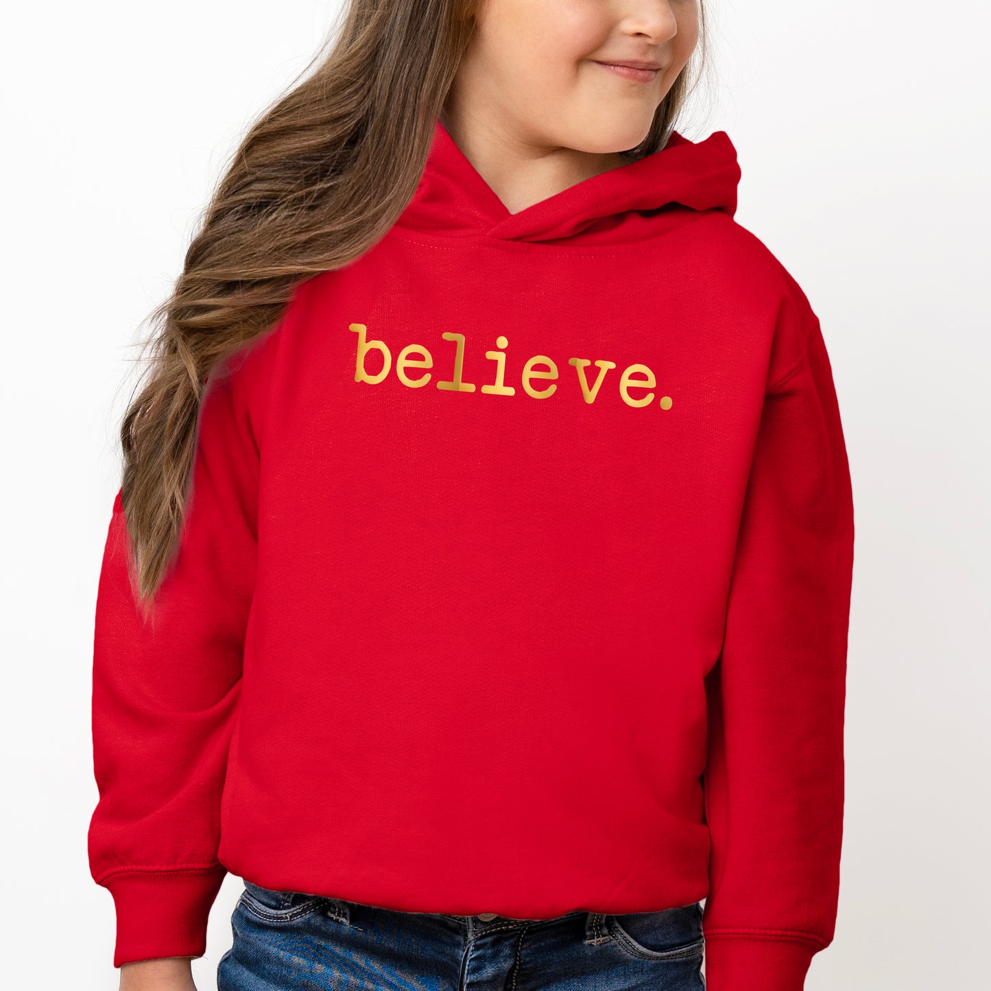 Believe Puff Print | Toddler Graphic Hoodie