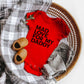 Mad Love For My Daddy Distressed | Baby Graphic Short Sleeve Onesie