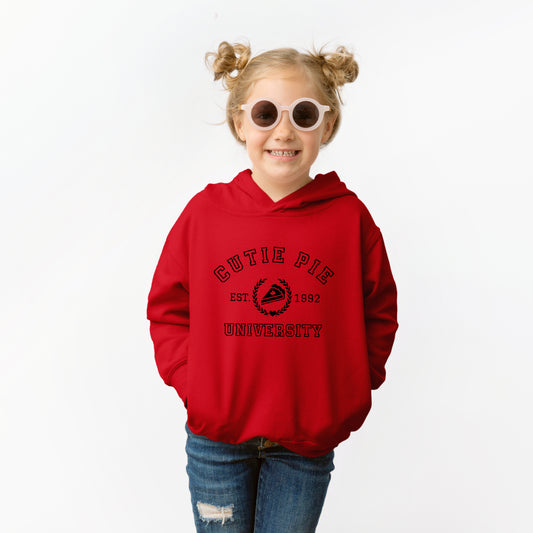 Cutie Pie University | Toddler Graphic Hoodie