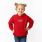 Embroidered Varsity Love Vibes | Toddler Graphic Hoodie