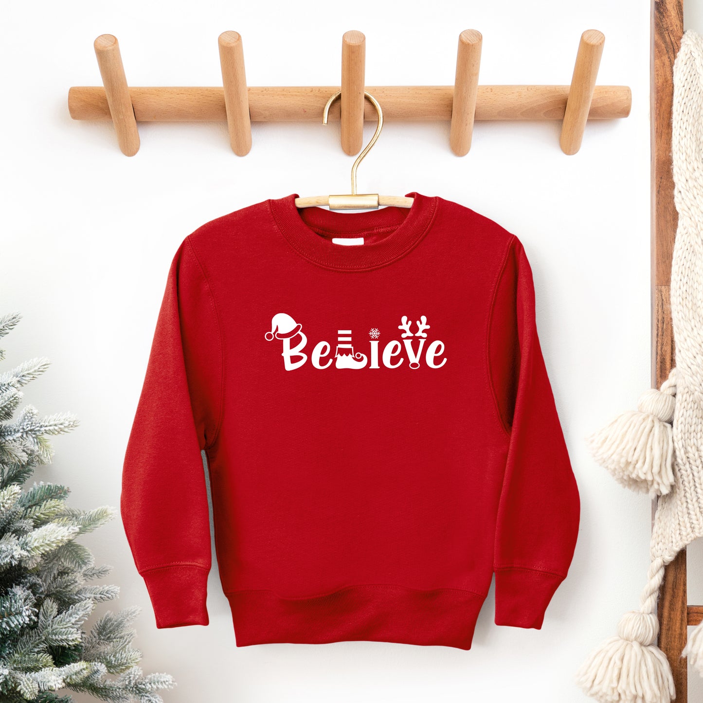 Believe Christmas | Youth Graphic Sweatshirt