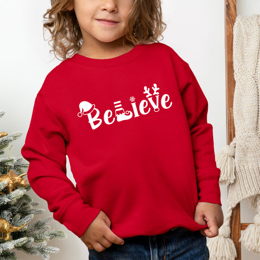 Believe Christmas | Youth Ultra-Soft Graphic Sweatshirt