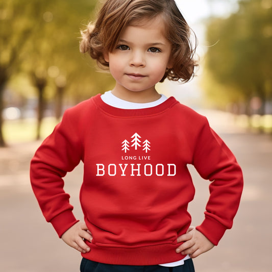 Long Live Boyhood | Toddler Graphic Sweatshirt