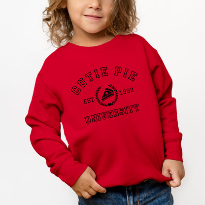 Cutie Pie University | Youth Ultra-Soft Graphic Sweatshirt