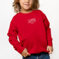 Embroidered Varsity Love Vibes | Toddler Graphic Sweatshirt