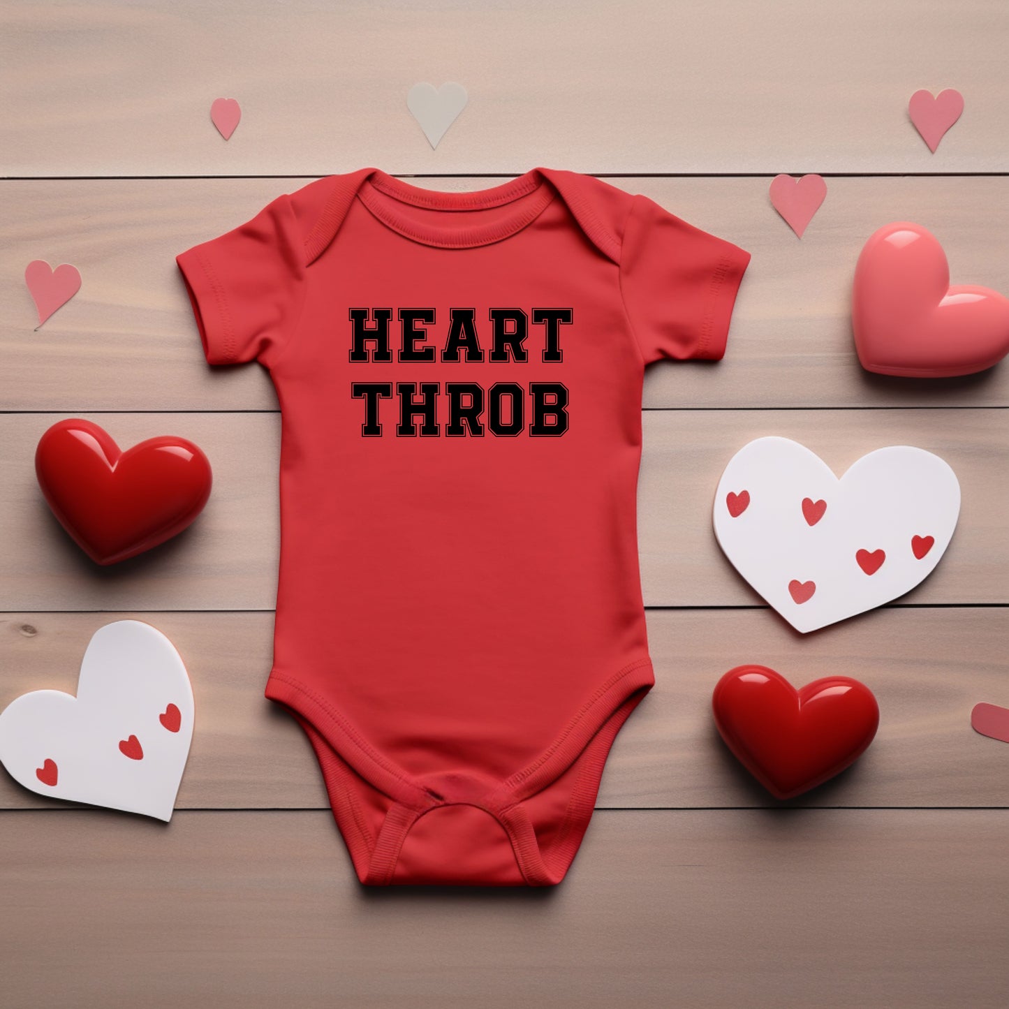 Heart Throb | Baby Graphic Short Sleeve Onesie