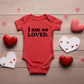 I Am So Loved | Baby Graphic Short Sleeve Onesie