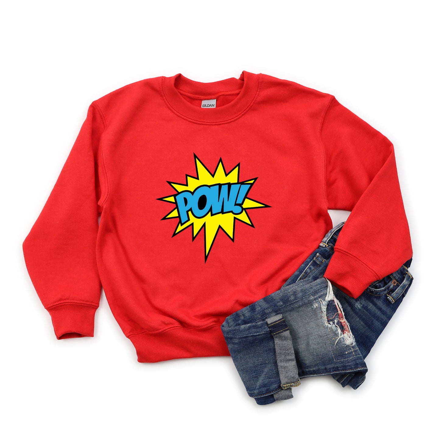 Comic Pow | Youth Graphic Sweatshirt