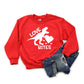 Love Bites Dinosaur | Youth Graphic Sweatshirt