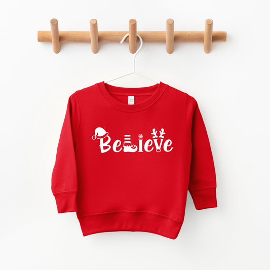 Believe Christmas | Toddler Graphic Sweatshirt