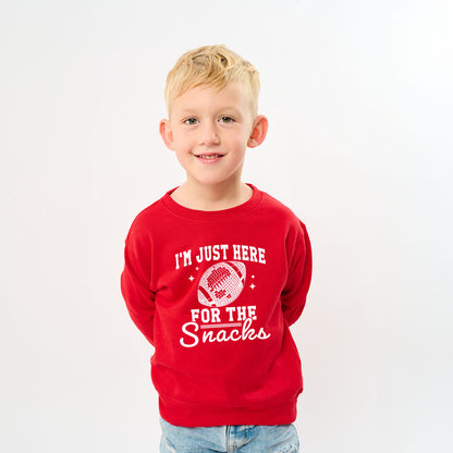 I'm Just Here For The Snacks Disco | Toddler Graphic Sweatshirt