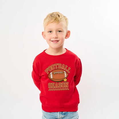 Football Season Star | Toddler Graphic Sweatshirt