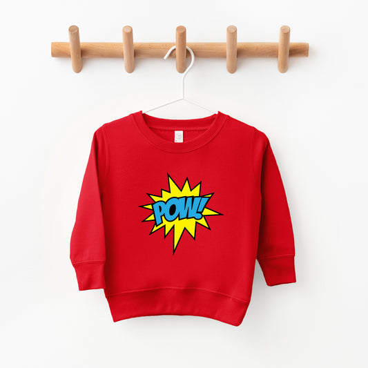 Comic Pow | Toddler Graphic Sweatshirt