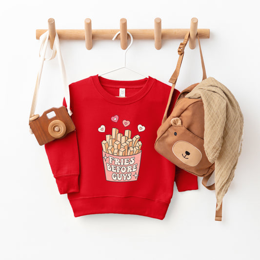 Fries Before Guys | Toddler Sweatshirt