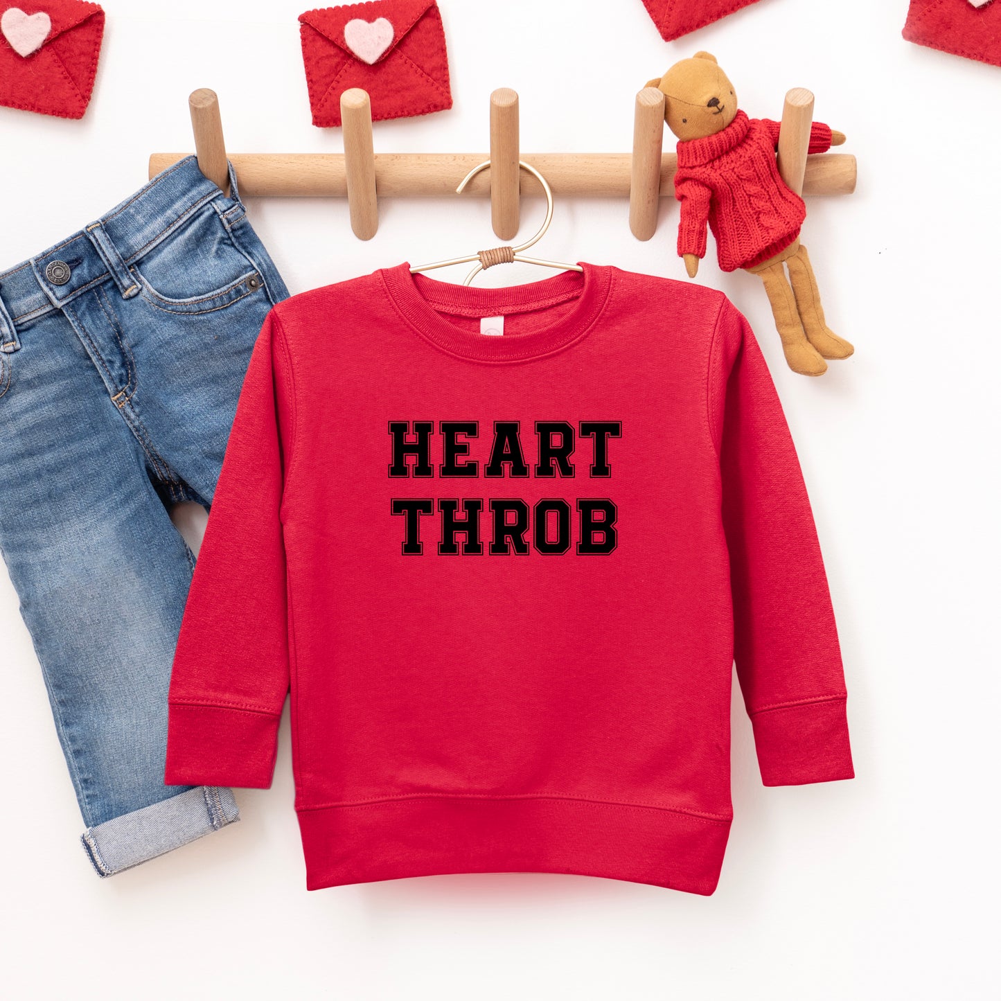 Heart Throb | Youth Ultra-Soft Graphic Sweatshirt