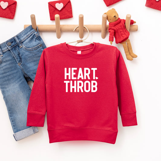 Heart Throb Small Heart | Toddler Graphic Sweatshirt