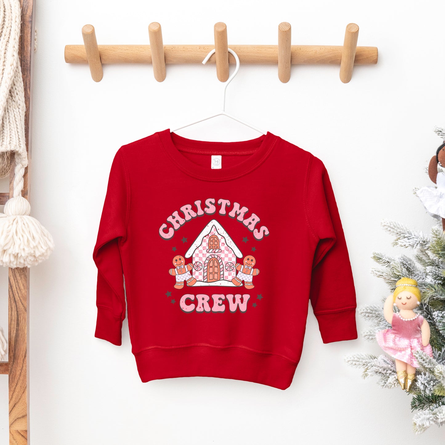 Christmas Gingerbread Crew | Toddler GraphicSweatshirt