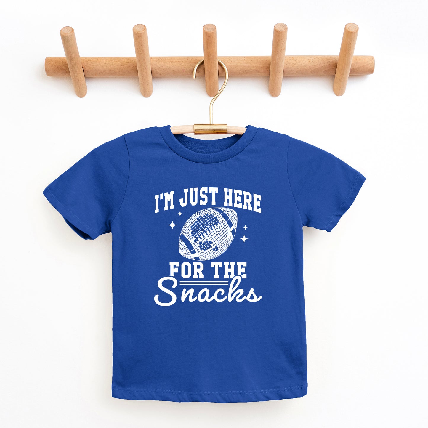 I'm Just Here For The Snacks Disco | Toddler Graphic Short Sleeve Tee