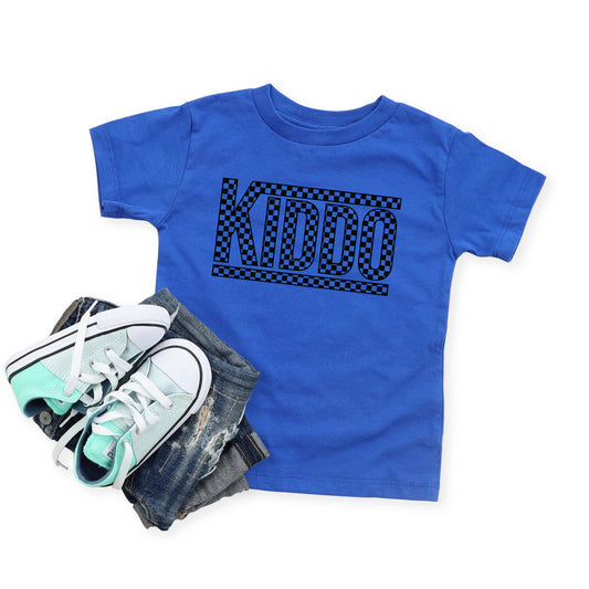 Kiddo Checkered | Toddler Graphic Short Sleeve Tee