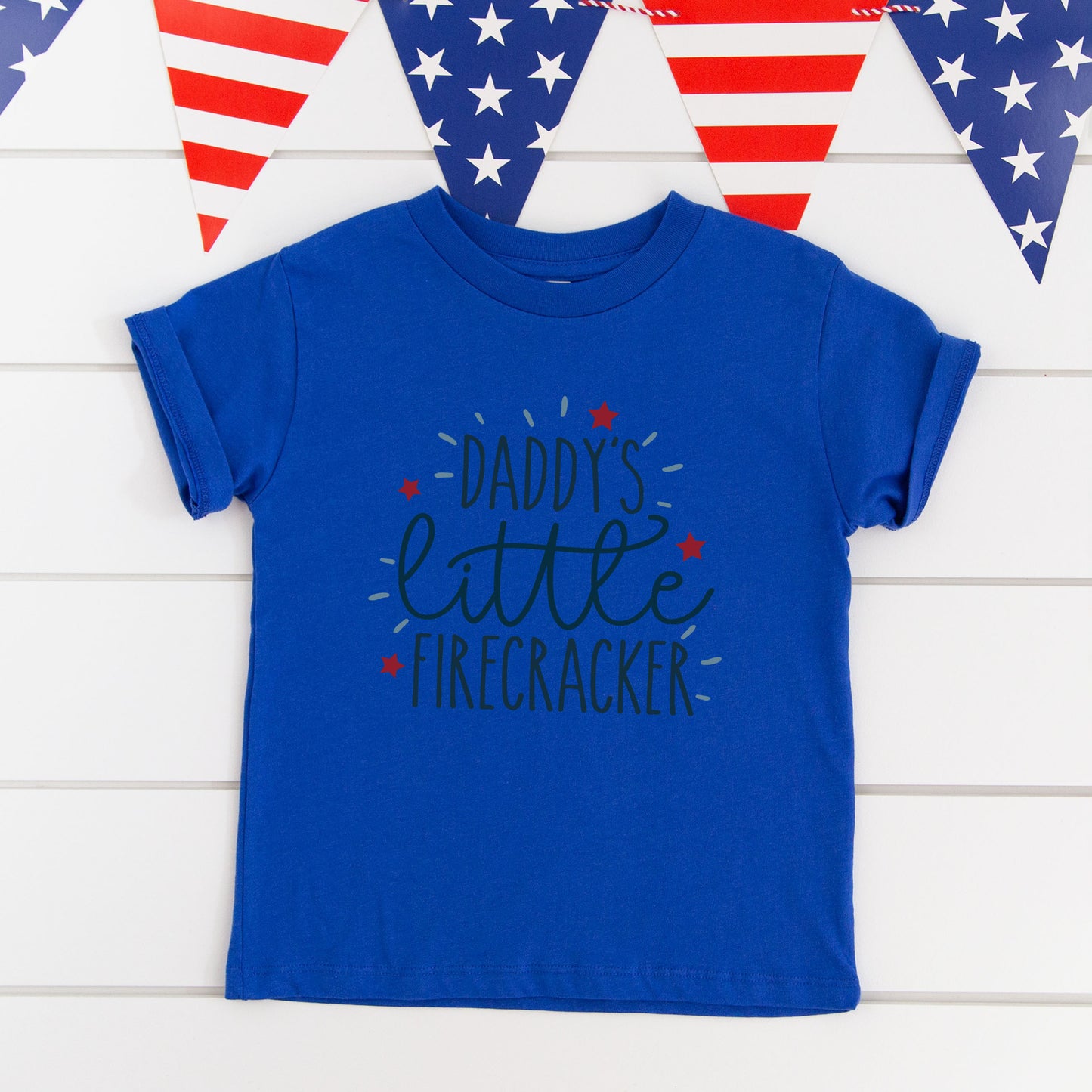 Daddy's Little Firecracker | Youth Graphic Short Sleeve Tee