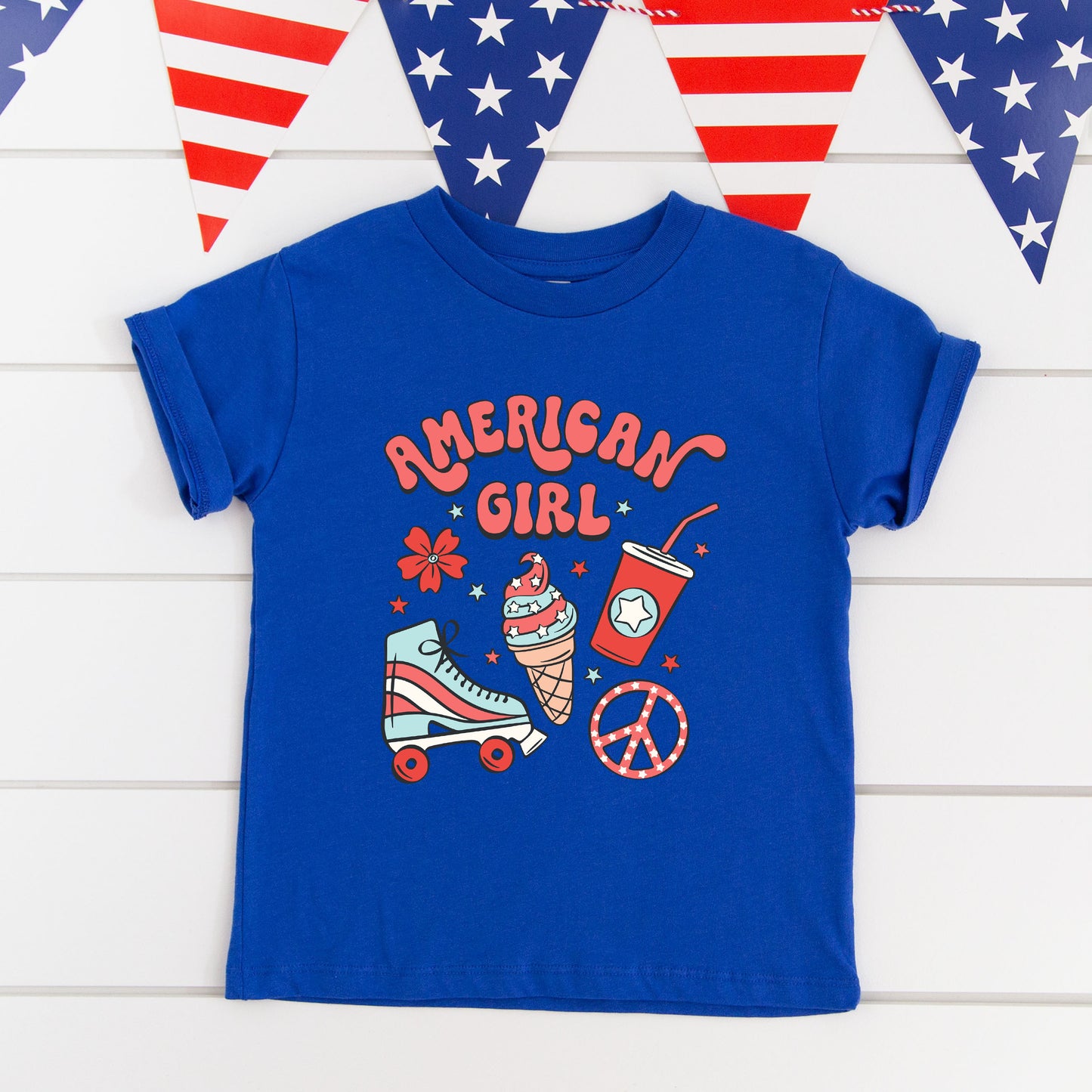 American Girl Ice Cream | Youth Graphic Short Sleeve Tee