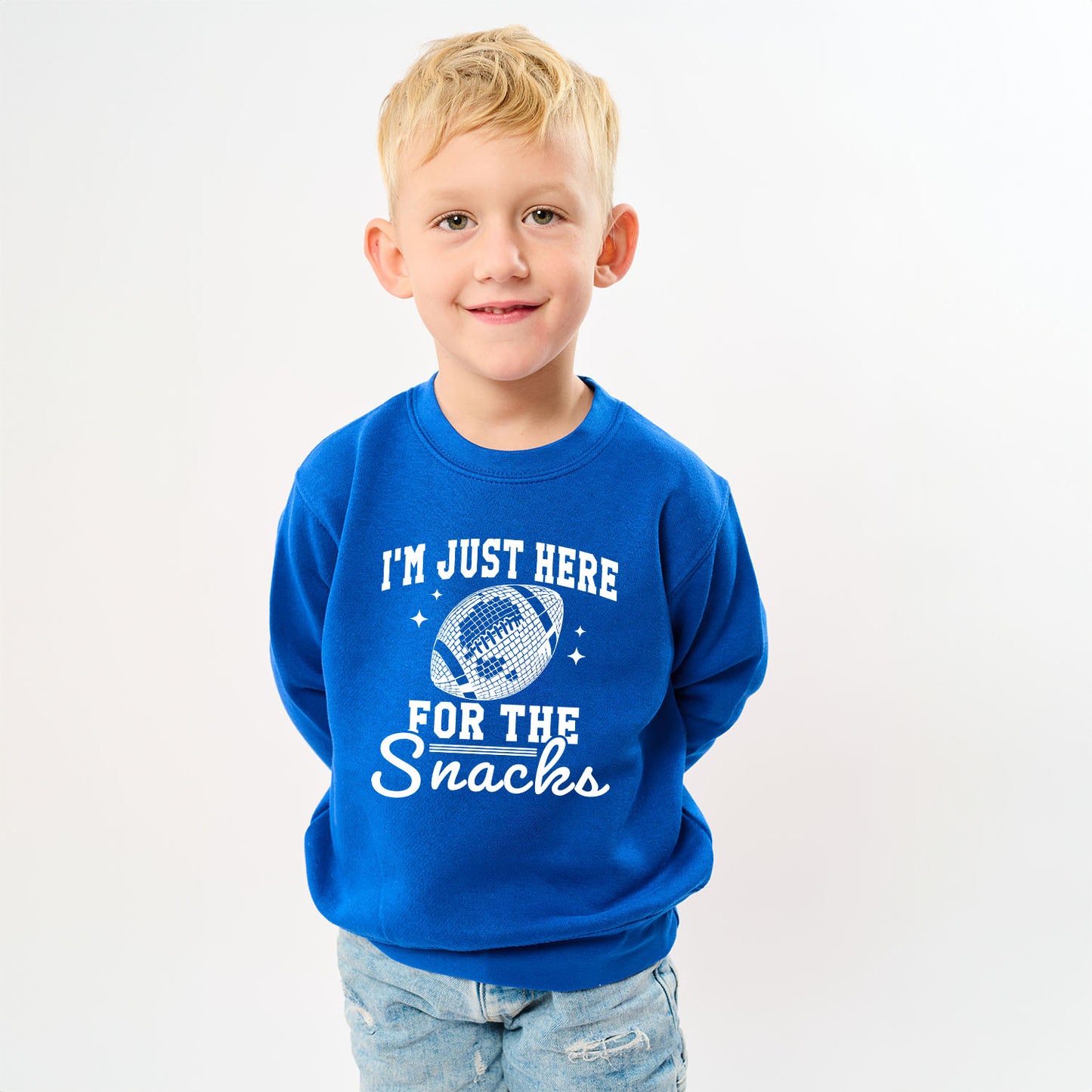 I'm Just Here For The Snacks Disco | Toddler Graphic Sweatshirt