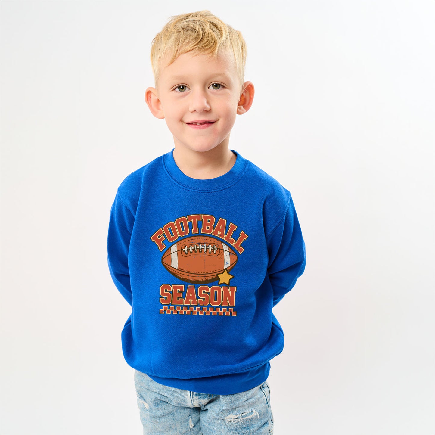 Football Season Star | Toddler Graphic Sweatshirt