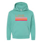 Retro Love Stripes | Youth Graphic Hoodie