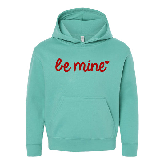 Be Mine Cursive Heart | Youth Graphic Hoodie