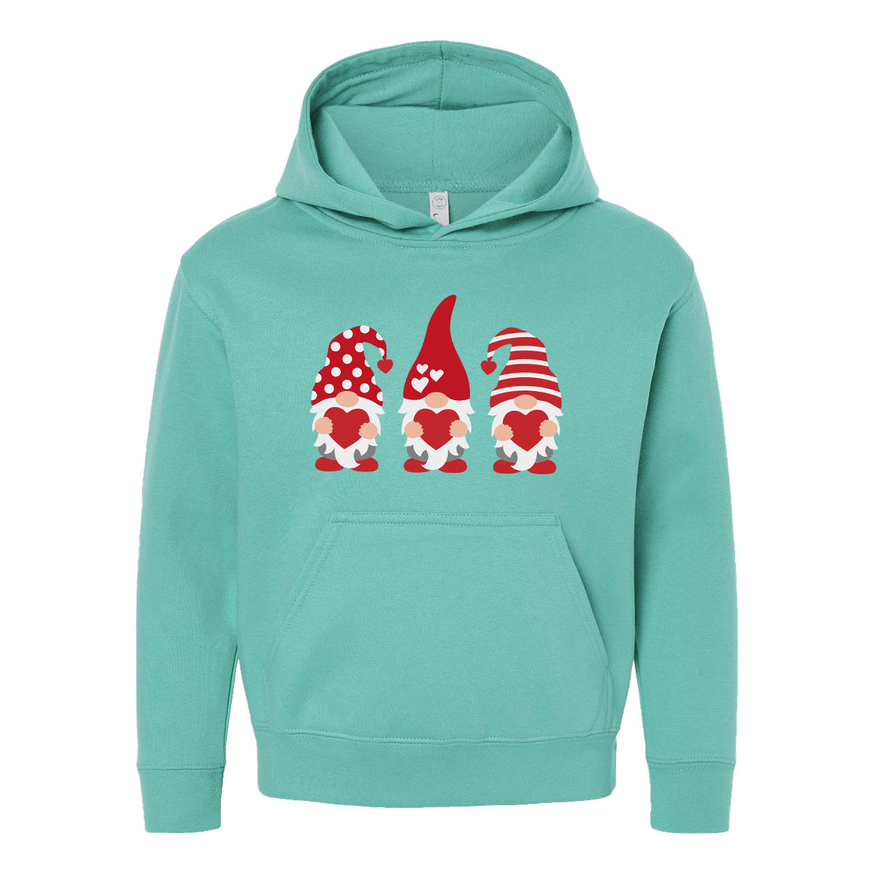 Valentine's Gnomes | Youth Graphic Hoodie