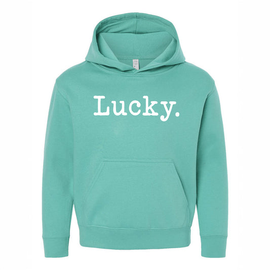 Lucky Typewriter | Youth Graphic Hoodie