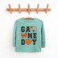 Basketball Game Day Coquette | Toddler Graphic Long Sleeve Tee