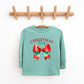 Coquette Christmas Girly | Toddler Graphic Long Sleeve Tee