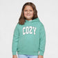 Cozy Worn Varsity | Toddler Graphic Hoodie