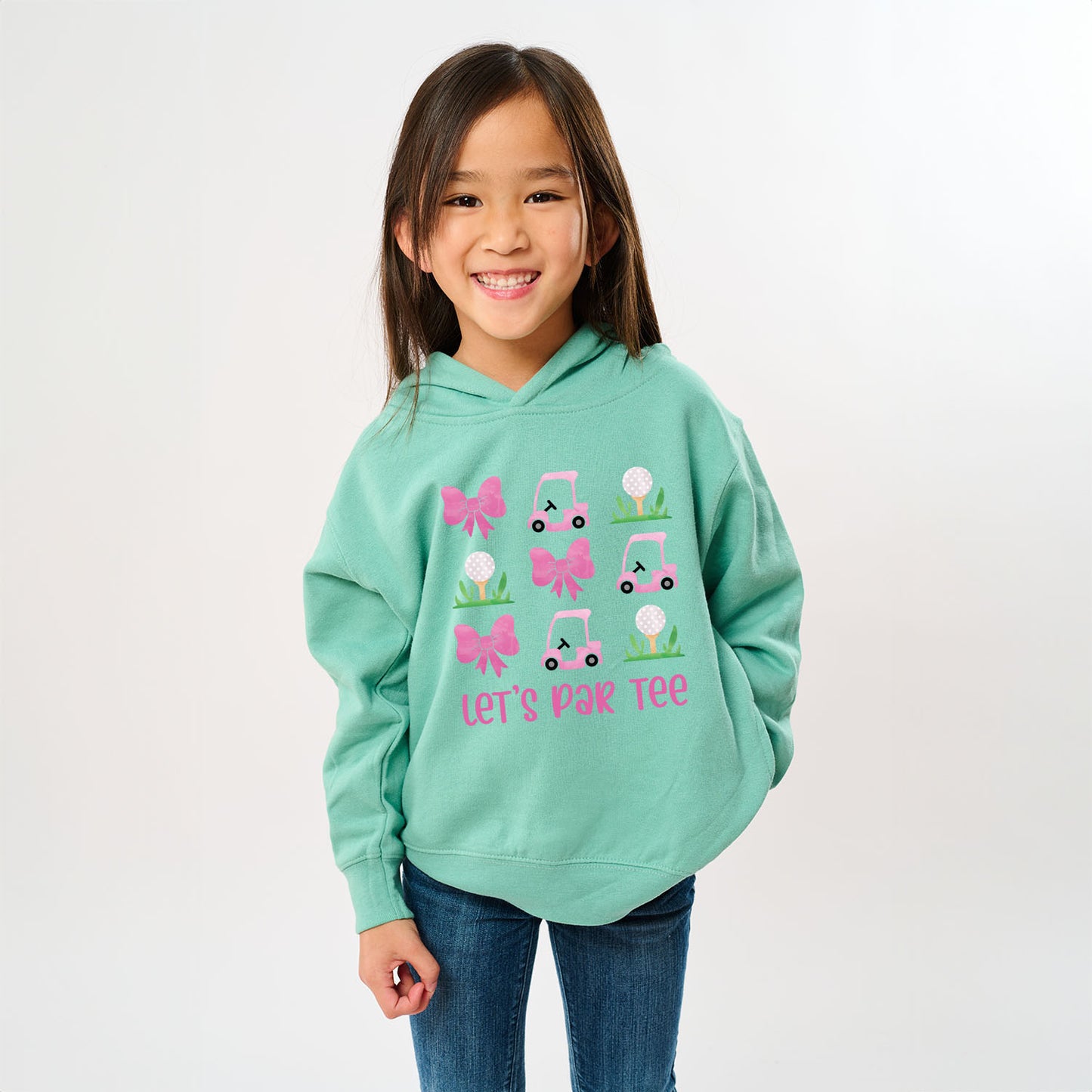 Let's Par Tee Coquette | Toddler Graphic Hoodie