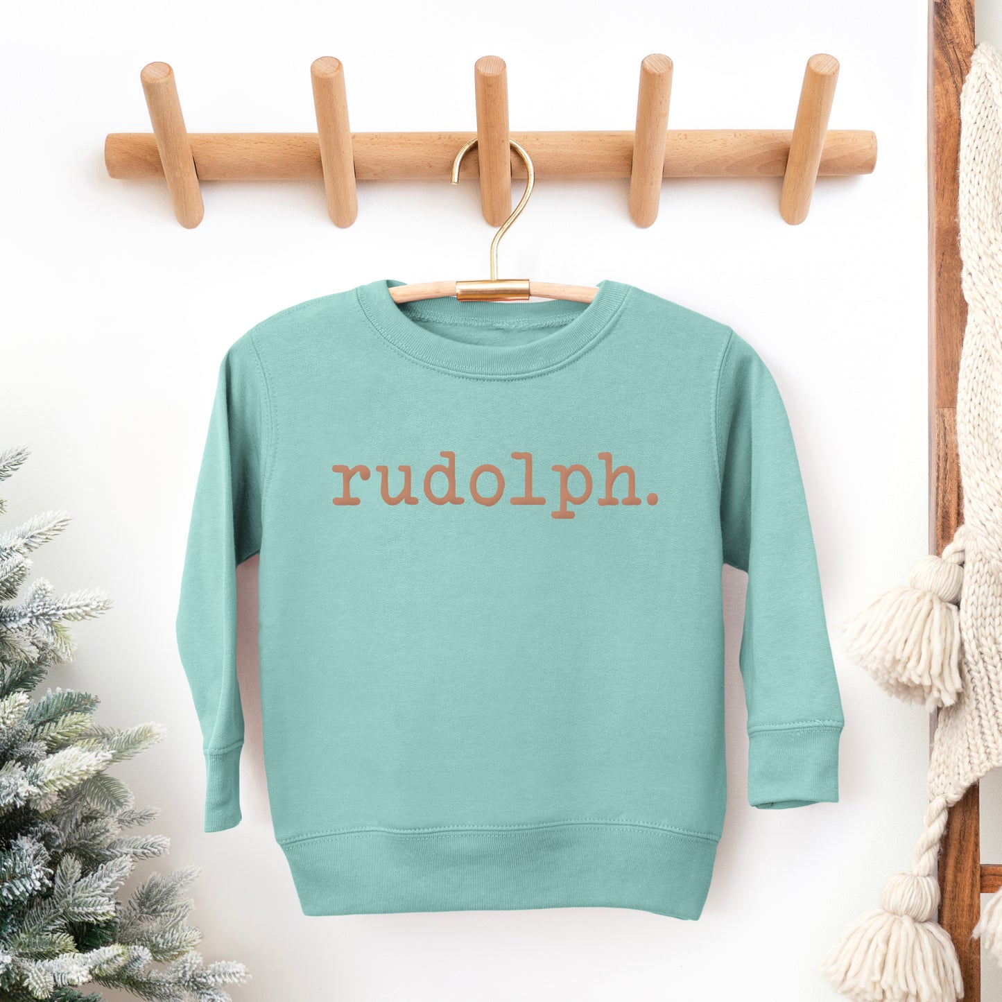 Rudolph Puff Print | Toddler Graphic Sweatshirt