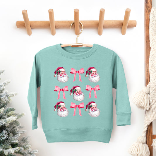 Coquette Santa Chart | Toddler Graphic Sweatshirt