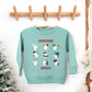 Christmas Spirits Red Words | Toddler Graphic Sweatshirt