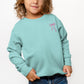 Embroidered Thin Bow | Toddler Graphic Sweatshirt